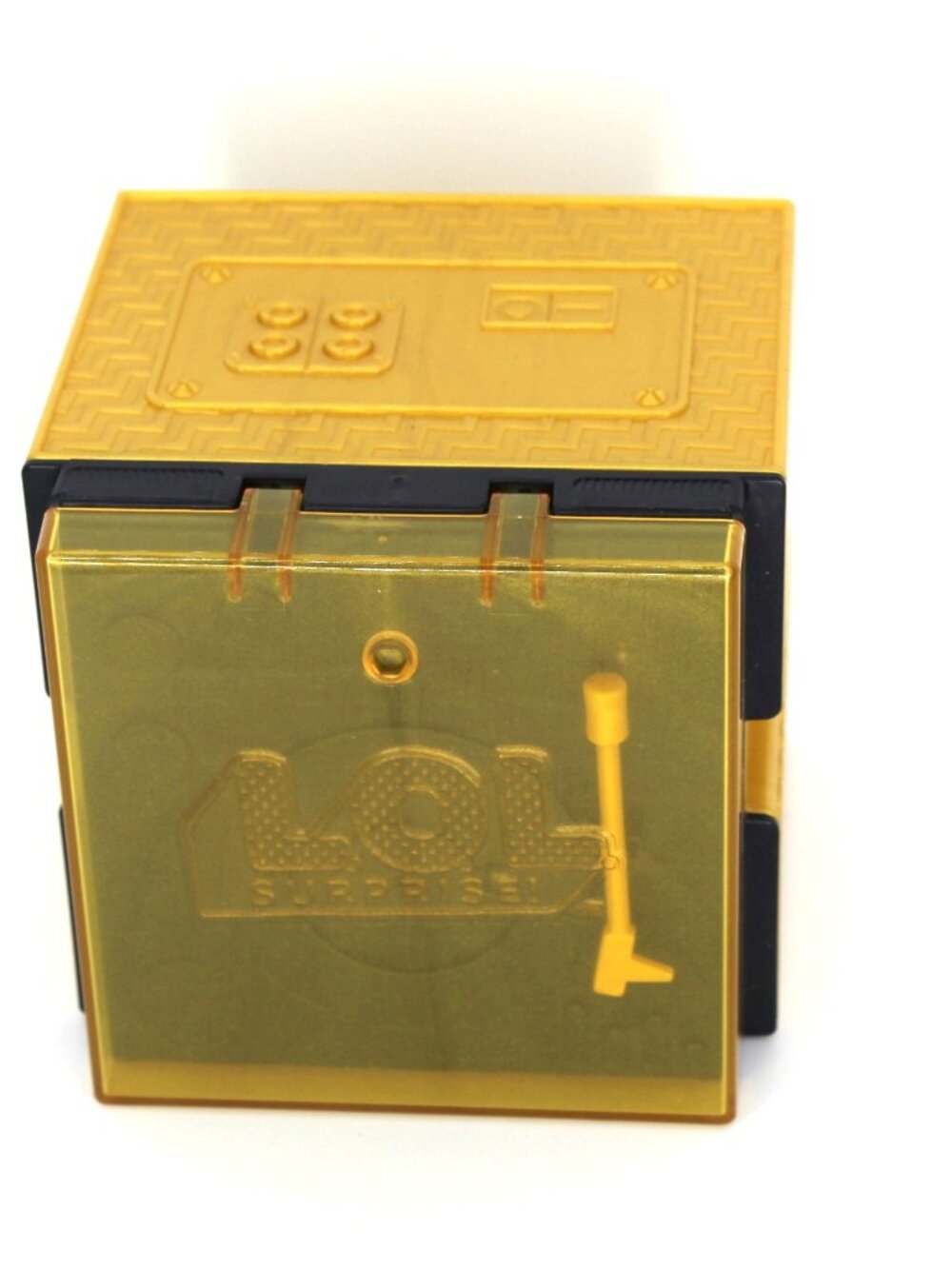 L.O.L. Surprise! Remix Hair Flip Doll Yellow Record Player Boombox & Case Works
